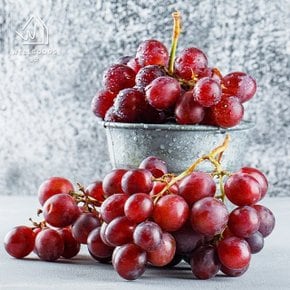 [웰굿] 달콤한 씨없는 크림슨 적포도 2kg(4-6수)