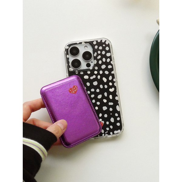 [맥세이프 카드지갑]Shine Violet Magsafe Cardcase