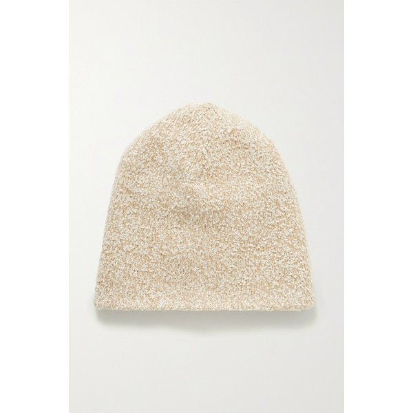 Cameri Cashmere And Silk-blend Bouclé Beanie 베이지 3589493616353659