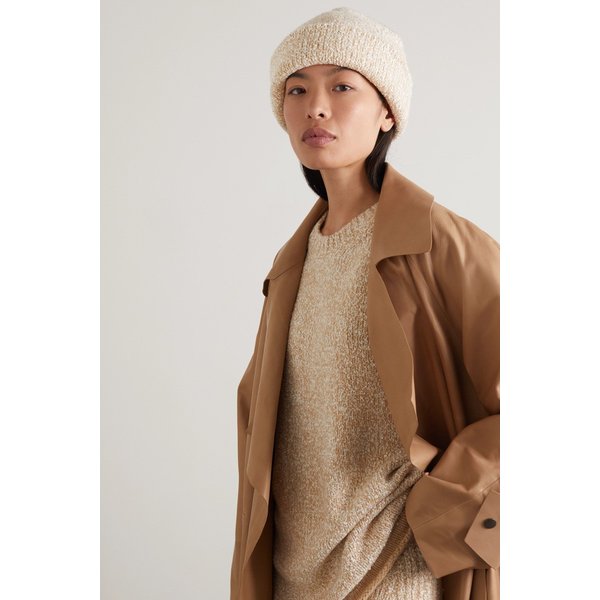 Cameri Cashmere And Silk-blend Bouclé Beanie 베이지 3589493616353659
