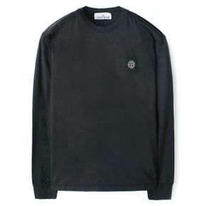 24FW 스톤 가슴패치 긴팔티 다크그레이 811522713 V0062