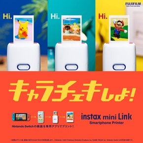 FUJIFILM (Red & Blue) instax mini Link INS MINI LINK NS POKEMON 후지 필름 체키 스마트 폰