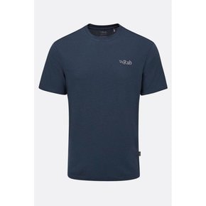 25SS 랩 반팔 티셔츠 QBL67TMB TEMPEST BLUE DOM