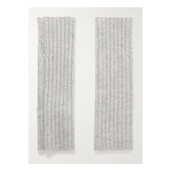 이브살로몬 골지 캐시미어 핑거리스 벙어리장갑 그레이 46376663162873905