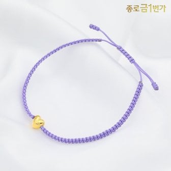 종로금1번가 순금 팔찌 하트 매듭 1.125g