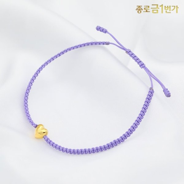 순금 팔찌 하트 매듭 1.125g