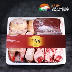 한우 우족선물세트 건강52호 우족2kg+잡뼈2kg+국거리200g