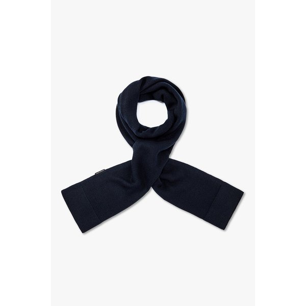 남성 로고 라벨 니트 스카프 A415376002000