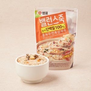  샘표 밸런스죽 통녹두전복삼계죽 420g