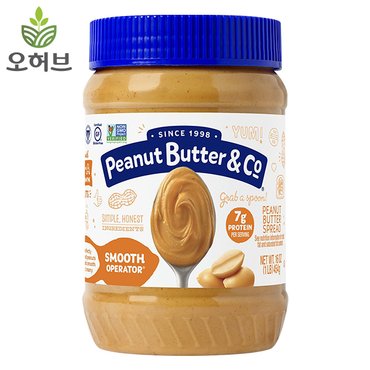 오허브 피넛버터앤코 땅콩버터 스무스 오퍼레이터 땅콩잼454g