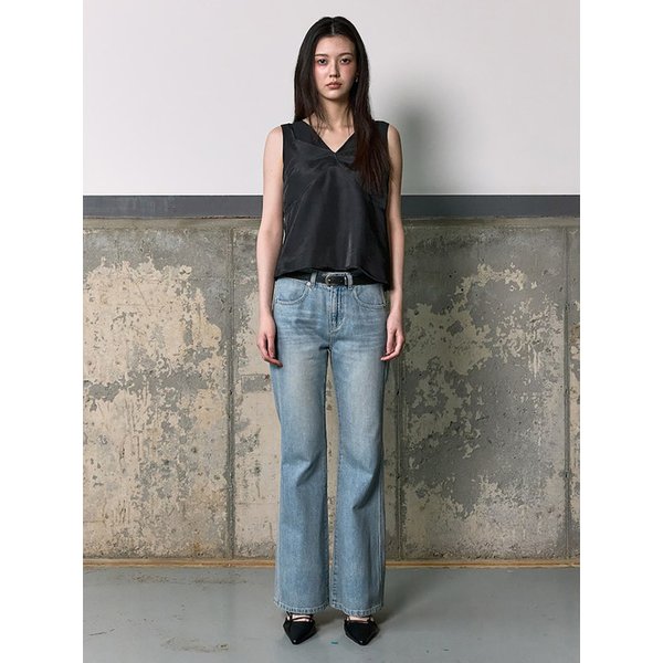 Wide Bootscut Denim Pants  Sky Blue (KE6121M55Q)