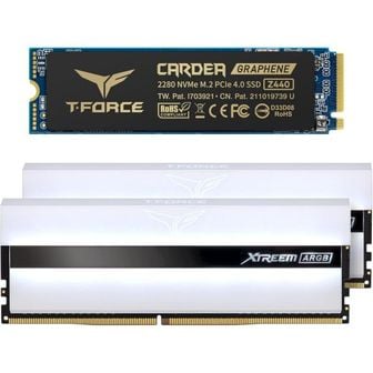  미국 팀그룹 램 DDR4 TEAMGROUP T-Force Xtreem ARGB 3600MHz CL14 32GB 2x16GB DRAM Desktop Me