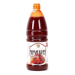 청우 첫맛 치킨양념소스 순한맛 2.1kg