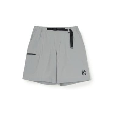 MLB 고프코어 립스탑 5부 벨트 카고 반바지 (3ASMB0453-50GRL)