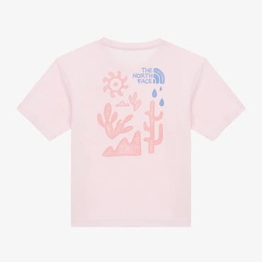 노스페이스 [노스페이스키즈 공식] NT7UR05V 키즈 네이쳐글로우 반팔 라운드 티_LIGHT PINK