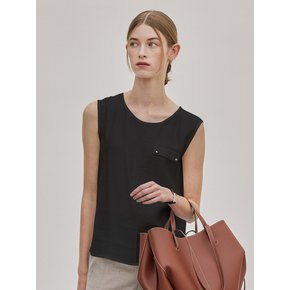 Modal Sleeveless Blouse_Black