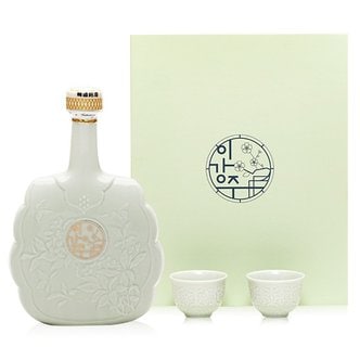  전주이강주 이강주 특5호 25도 500ml 1본 잔2 전통주 선물세트