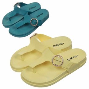 kami et muse Circle belt flip flop slippers_KM22s051