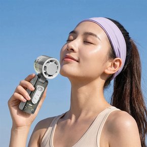 NEO2M 투명 냉각 선풍기 FC08 미니 핸디팬 쿨링 초강력 무선 손풍기 냉풍 탁상용