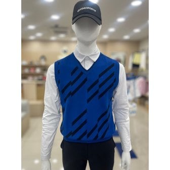 르꼬끄골프 [여주점] 남성 브로켄 트윌 패턴 풀오버 베스트 GP121MKV11