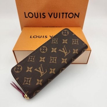 LOUIS VUITTON 장지갑 클레망스 모노그램 푸시아 M60742 M60742