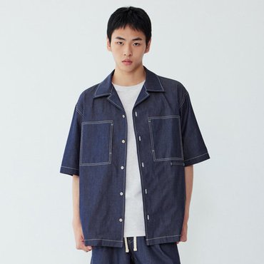 STUDIO TOMBOY [STUDIO TOMBOY MEN] 파자마 투포켓 셔츠 91U5221012 2종 1택