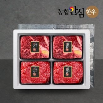 팸쿡 농협안심한우 혼합4호 선물세트 1.2kg (등심2팩/불고기2팩)