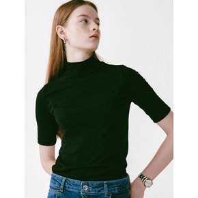 Lossy Half Pola Knit [Black]