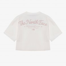[노스페이스 공식] NT7UR36K 화이트라벨 여성 아이스런 반팔 라운드티_OFF WHITE
