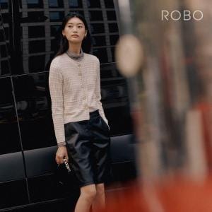 로보 [론칭가299,000원→10만원↓]로보 이태리 램스킨 버뮤다 팬츠