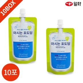 일화 마시는 포도당 비타아미노 100ml x 10포 x 10박스 묶음