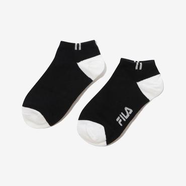 휠라 컬러블럭킹 스니커즈 양말 (FS3SCF6314X_BLK)