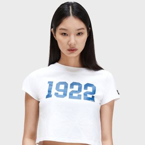 1922 크롭 티셔츠 White DK23SG016WH
