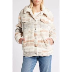 5103328 UGG Frankie Uggfluff Jacquard Fleece Trucker Jacket 111137531