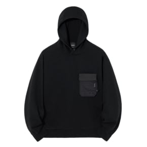 (유니)EDGE SLIT POCKET HOOD (BLACK) [LSRSCTH107M]