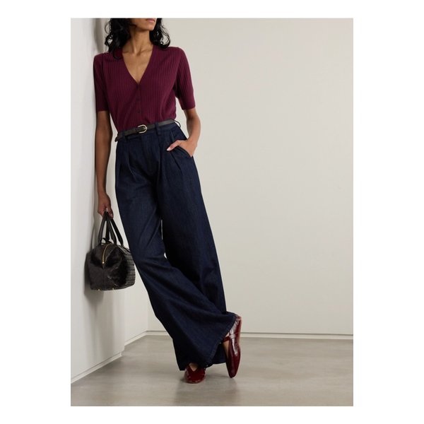 아치4 카티야 골지 캐시미어 가디건 버건디 1647597339188347