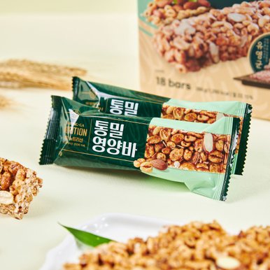 통밀영양바 (18개입) / 통곡물 영양간식 시리얼바