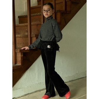 에이마켓 벨벳 리본 부츠컷_2COLORS (S-JL)