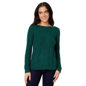 3885428 Tommy Hilfiger Cate Cable Boatneck Sweater