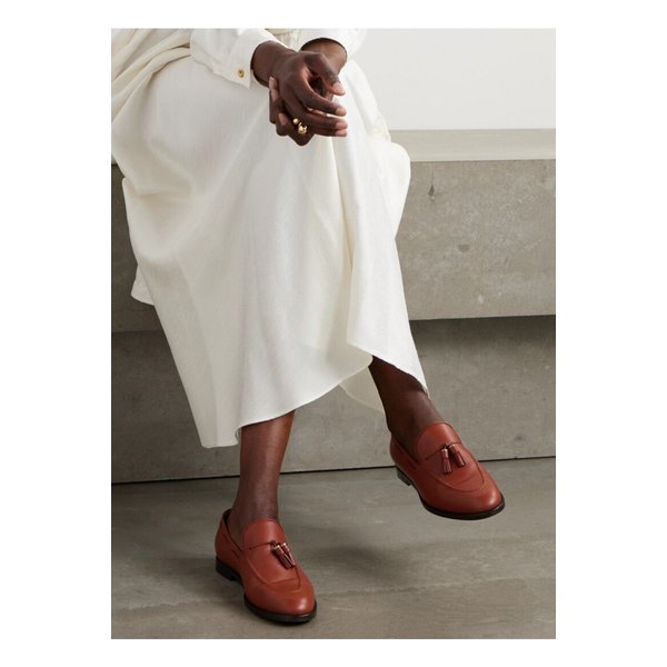 프란시스 태슬 가죽 로퍼 탠 브라운 1647597357077919