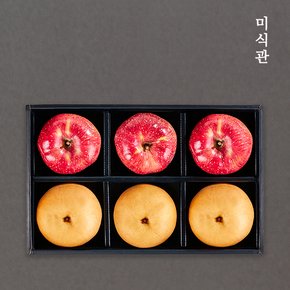 [9/11일 오전9시 결제건까지 명절전배송]프리미엄 사과+배 선물세트 3호(특대사과400*3개+배620g*3개)총 3kg이상