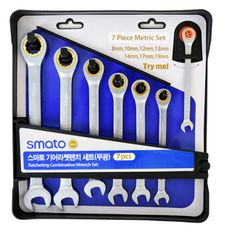  라쳇콤비렌치set(무광) 7PCS(8.10.12.13.14.17.19) 복스렌치세트