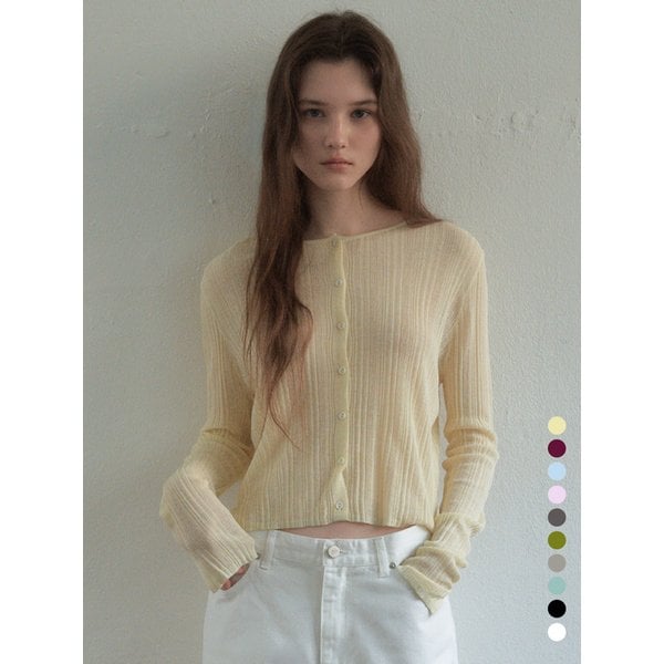 [W컨셉 단독] Essential Linen Round Knit Cardigan_CTK231(11color)
