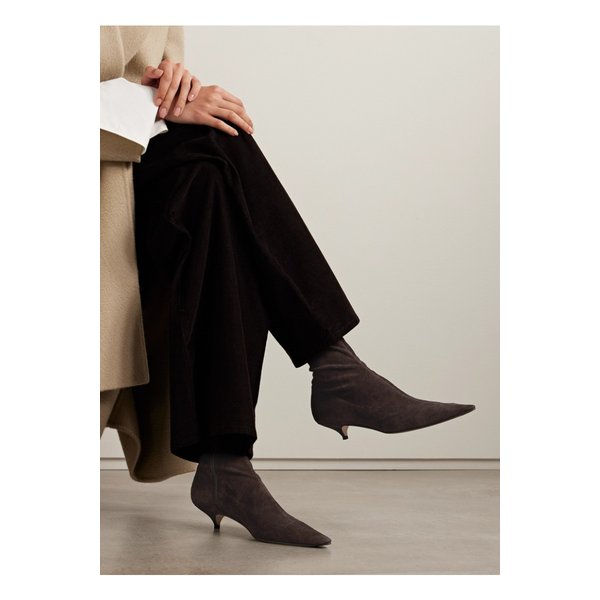 리사 스웨이드 삭 부츠 다크 브라운 46376663162895622