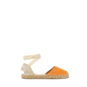 ESPADRILLE VALENCIANA Flat shoes R3.8P0_SUEDESUNSETORANGE ORANGE