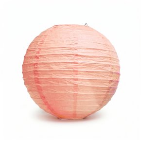 한지등만들기 원형 20cm 주황