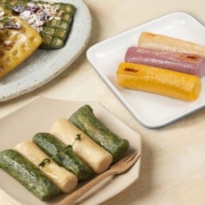 유기농 현미로 만든 현미가래떡 3종 600g 구워먹는 아침대용 무설탕떡