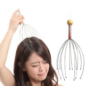 두피마사지기 문어 핸디 두피 머리 케어 관리