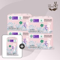 오씨본 팬티라이너 일반 34P, 4팩+1팩