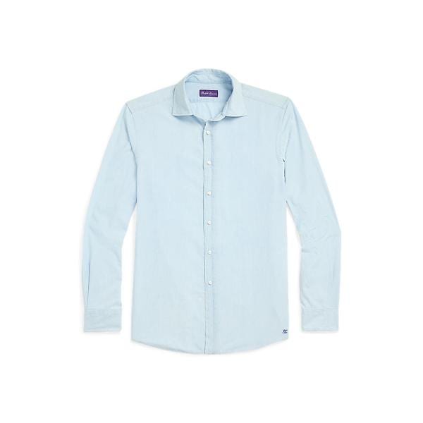 랄프 로렌 Purple Label 워시 샴브레이 셔츠(MNPLWOV16820588400)